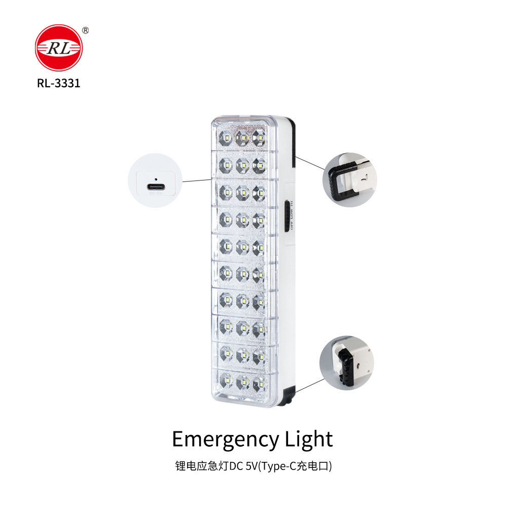Factory direct supply of lithium battery charging emergency lights, household emergency lighting, outdoor portable camping lights, night market work lights full figure