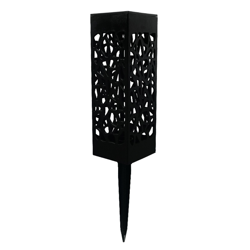 Solar lawn lights, outdoor waterproof hollowed-out lights, campsite insert lights, shadow lights, landscape lights, courtyard lights, decorative lights Item Picture
