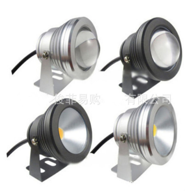 12vled waterproof spotlights, 10W ultra-bright color RGB color-changing spotlight, KTV atmosphere, outdoor landscape lights, fountain lights Application Scenario