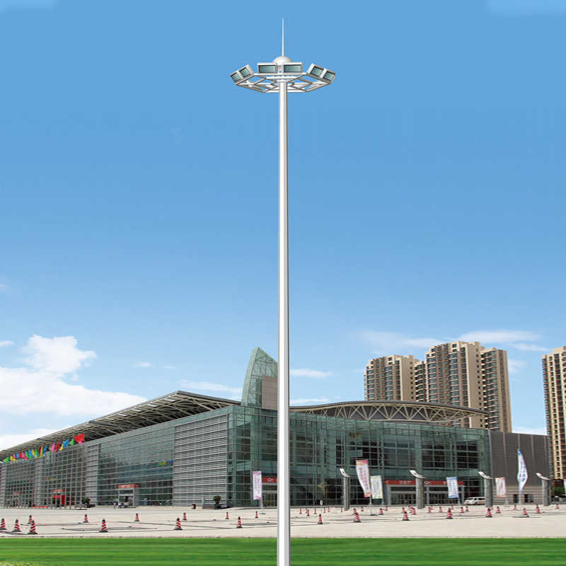 Wholesale price of 25m 30m telescopic high mast light, 400W high-brightness basketball court middle mast light, ladder high mast light Specification drawing