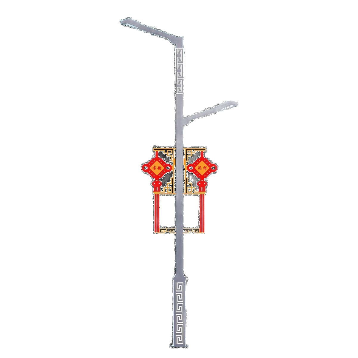 LED street lamp manufacturer wholesale 6-meter municipal street lamps, new rural waterproof lamps, ethnic style LED municipal street lamps Item Picture