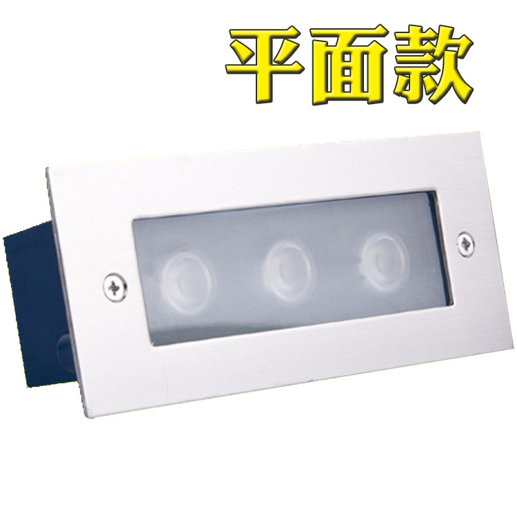 led ground lights, 3W wall corner lights, corner lights, square ground lights, recessed ground lights, outdoor step led spotlights Item Picture