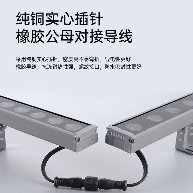 led outdoor wall-washing lights, corridor and courtyard long strip lights, linear engineering, large-scale outdoor entrance lighting Application Scenario