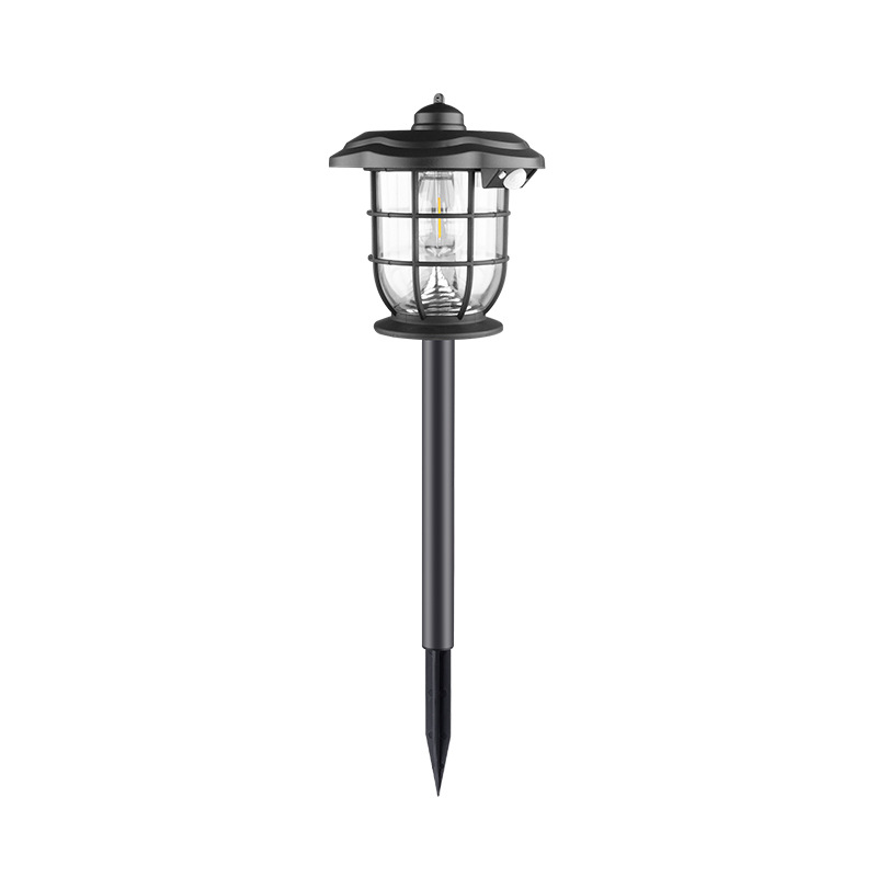 Solar tungsten filament lamps, garden lamps, led human body sensor lamps, rechargeable high-power household lighting, courtyard wall lamps Item Picture