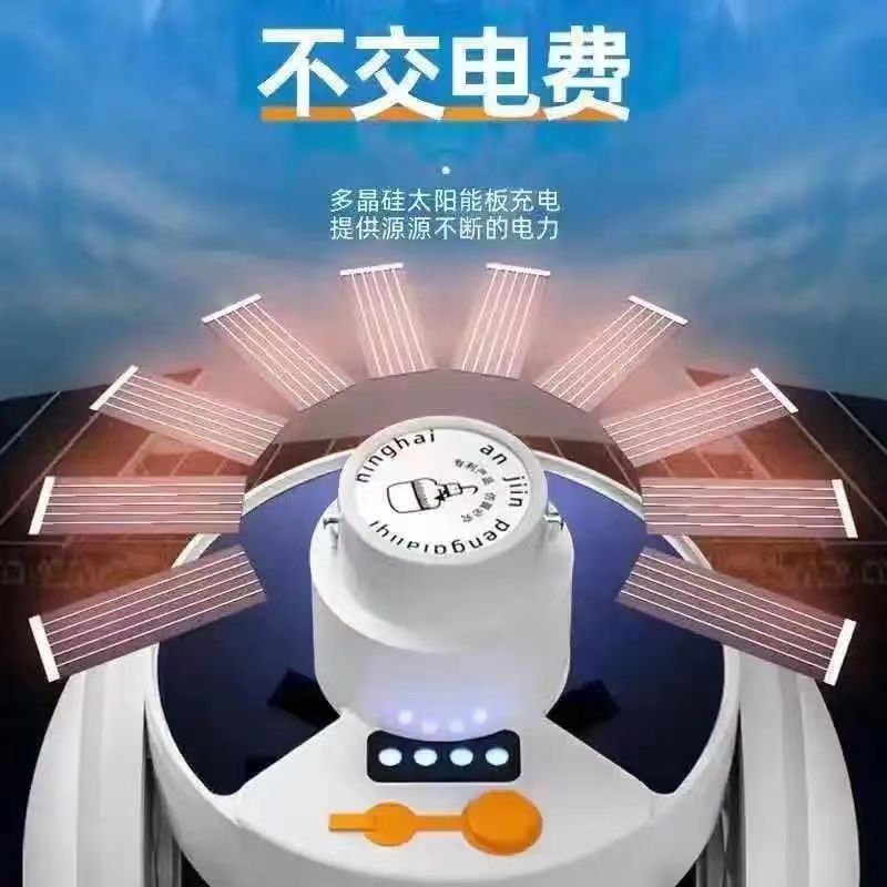 Solar-powered lighting fixtures, street football lights, night market lights, outdoor camping street lights, energy-saving emergency ultra-bright lighting fixtures details Picture