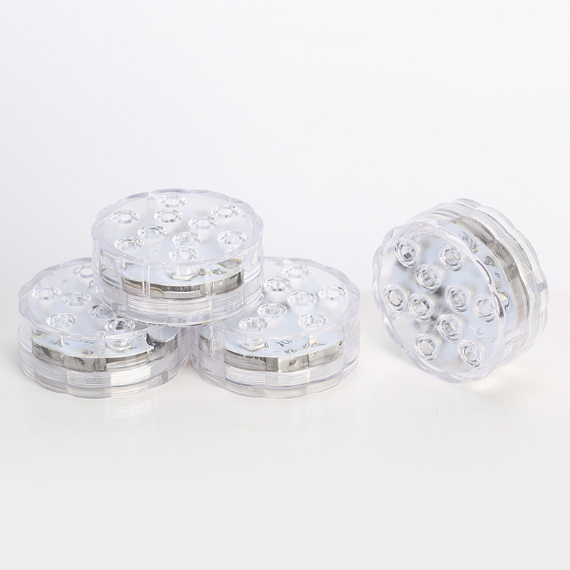 2023 Best-selling seven-color led remote control light 10-lamp swimming pool diving light, fish tank light, aquarium fish tank underwater light Application Scenario