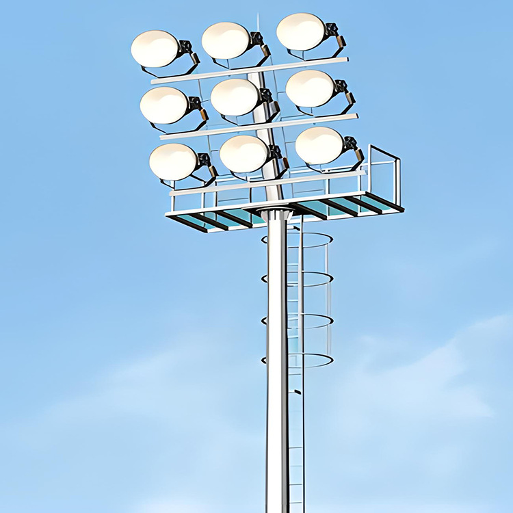 Lifting type/ladder type 30-meter square lighting lamp, automatic lifting football field high-pole lighting lamp, ultra-high brightness lamp Application Scenario