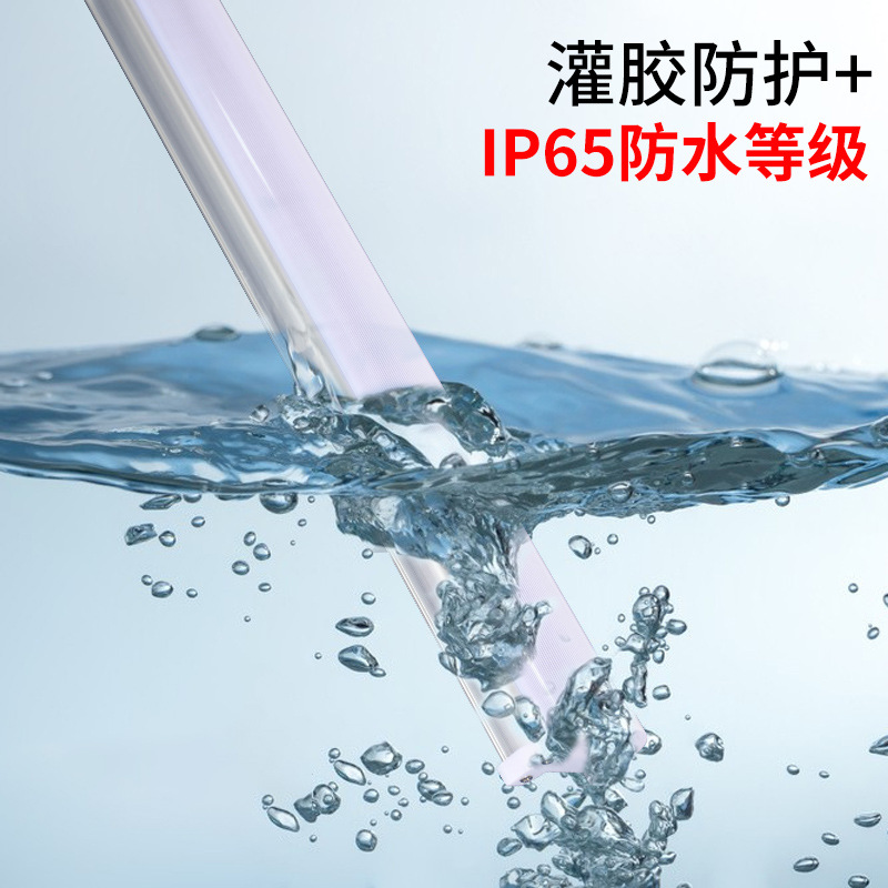 led aluminum guardrail tube profile light, 6-segment and 8-segment internal control and external control, seven-color single-color digital tube led contour light Specification drawing