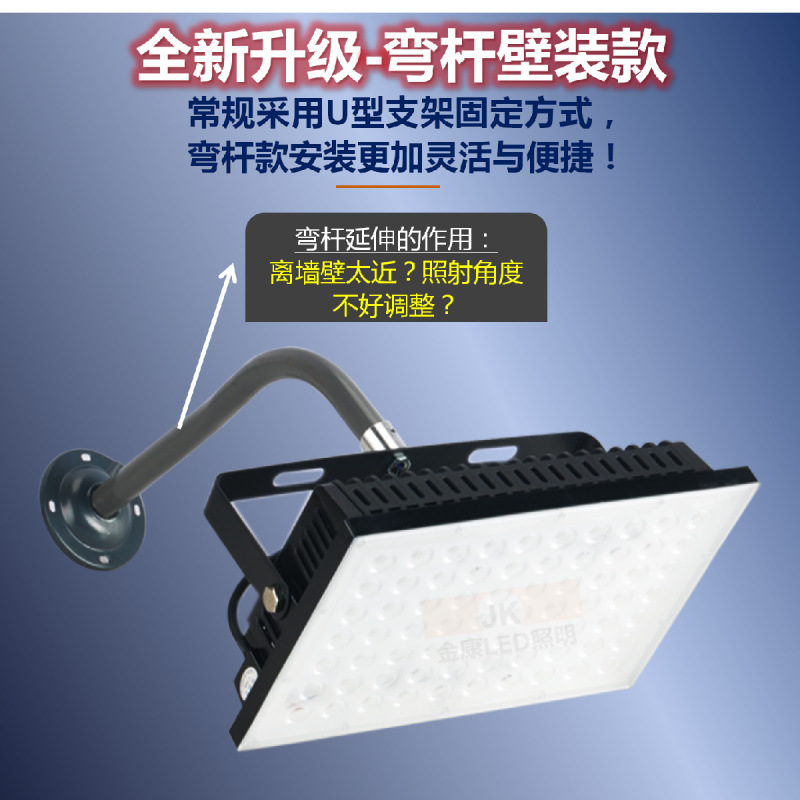 Led floodlights, outdoor waterproof lighting fixtures, searchlights, garden lights, projectors, factory street lamps, outdoor billboards full figure