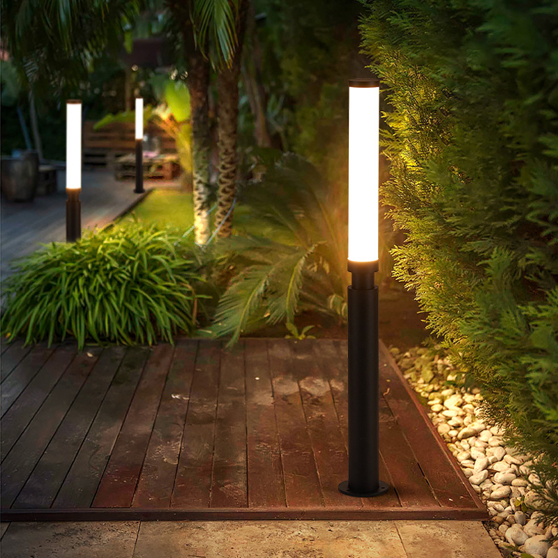 Lawn lights, outdoor waterproof courtyard lights, garden villa grassland landscape lights, led modern simple ultra-bright street lights Specification drawing