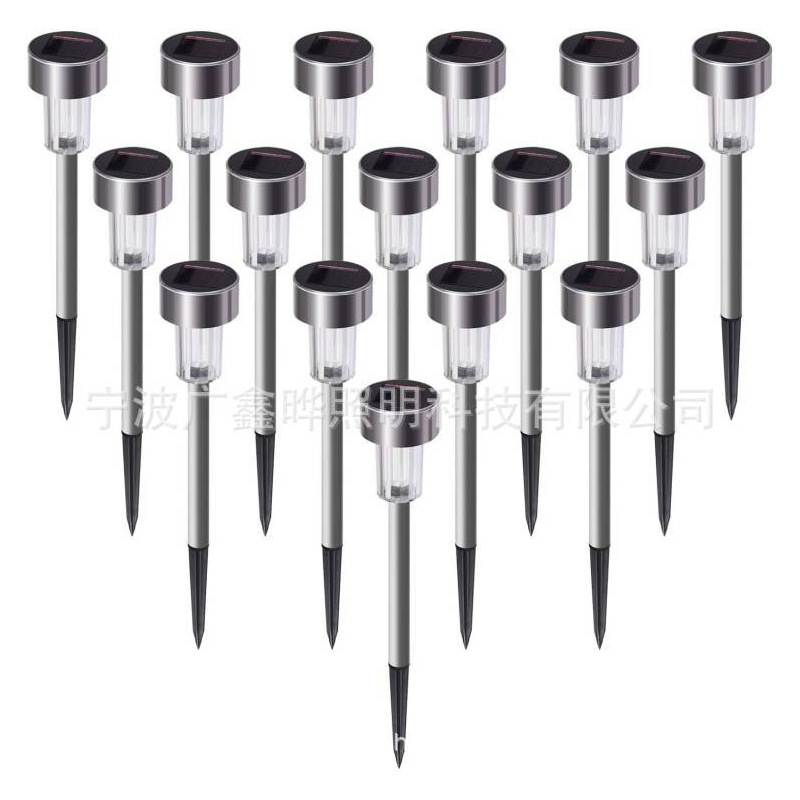 Solar-powered lawn lights, grass field ambient lights, ground insert lights, outdoor courtyard lighting lamps, multi-color park lighting lamps Specification drawing