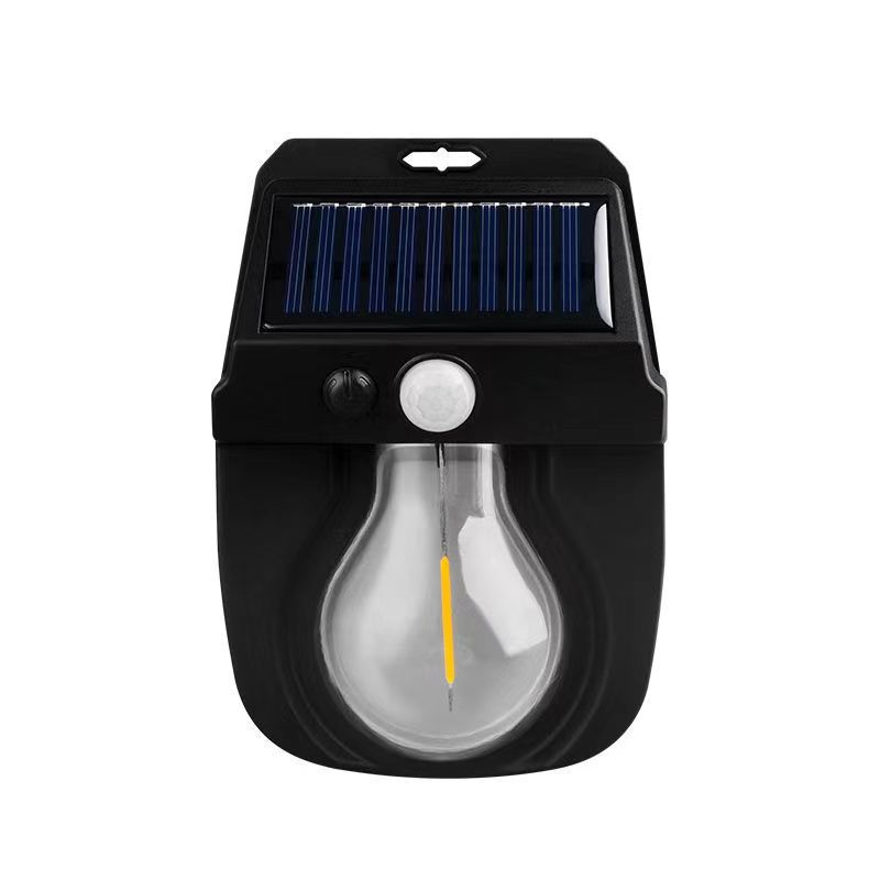 New outdoor solar wall lamps, waterproof tungsten filament lamps, sensor garden lamps, garden villa night lights, and lighting wall lamps Specification drawing