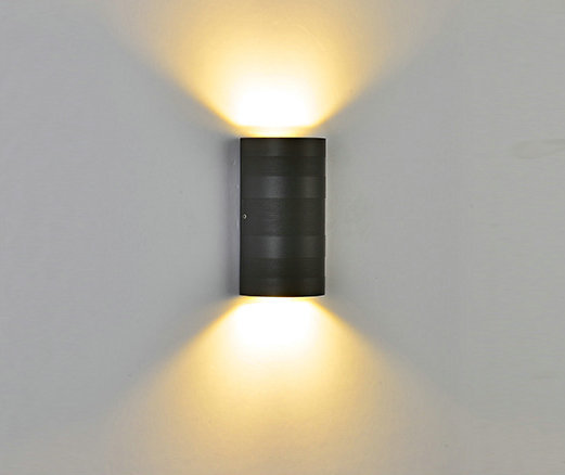 Factory direct sales: 6W LED square top and bottom lighting decorative wall lamp L160, dual-lighting corridor entrance courtyard waterproof wall lamp JL310 details Picture