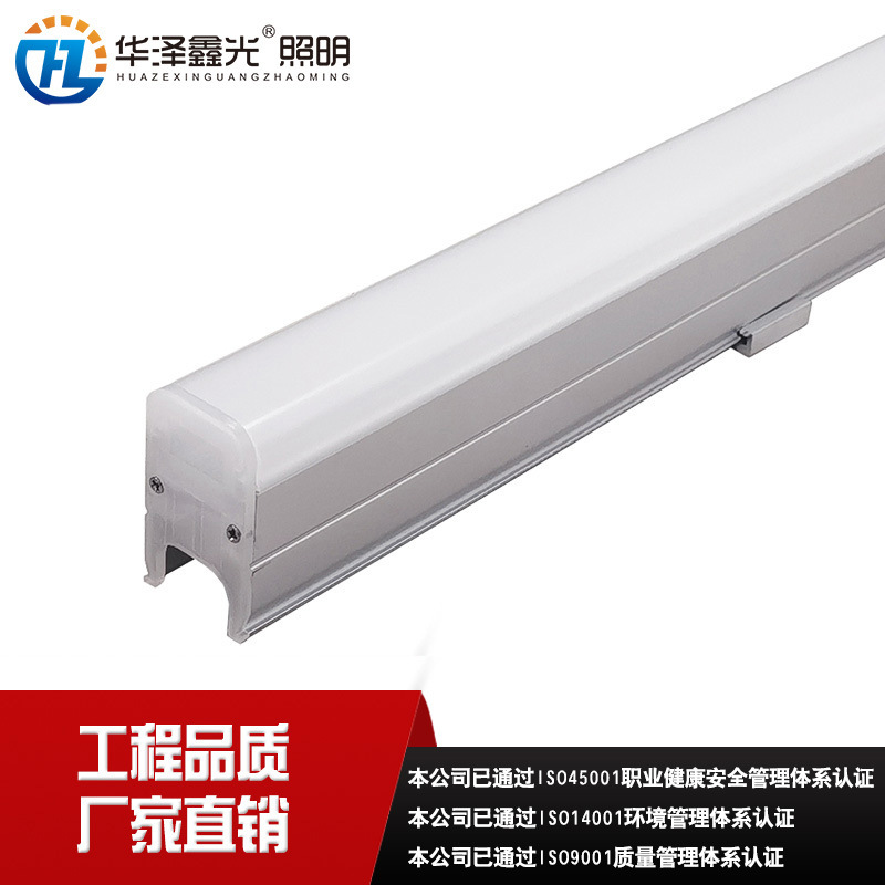 led outdoor contour lights, seven-color marquee lights, building, bridge, hotel exterior wall lighting project, waterproof guardrail pipes full figure