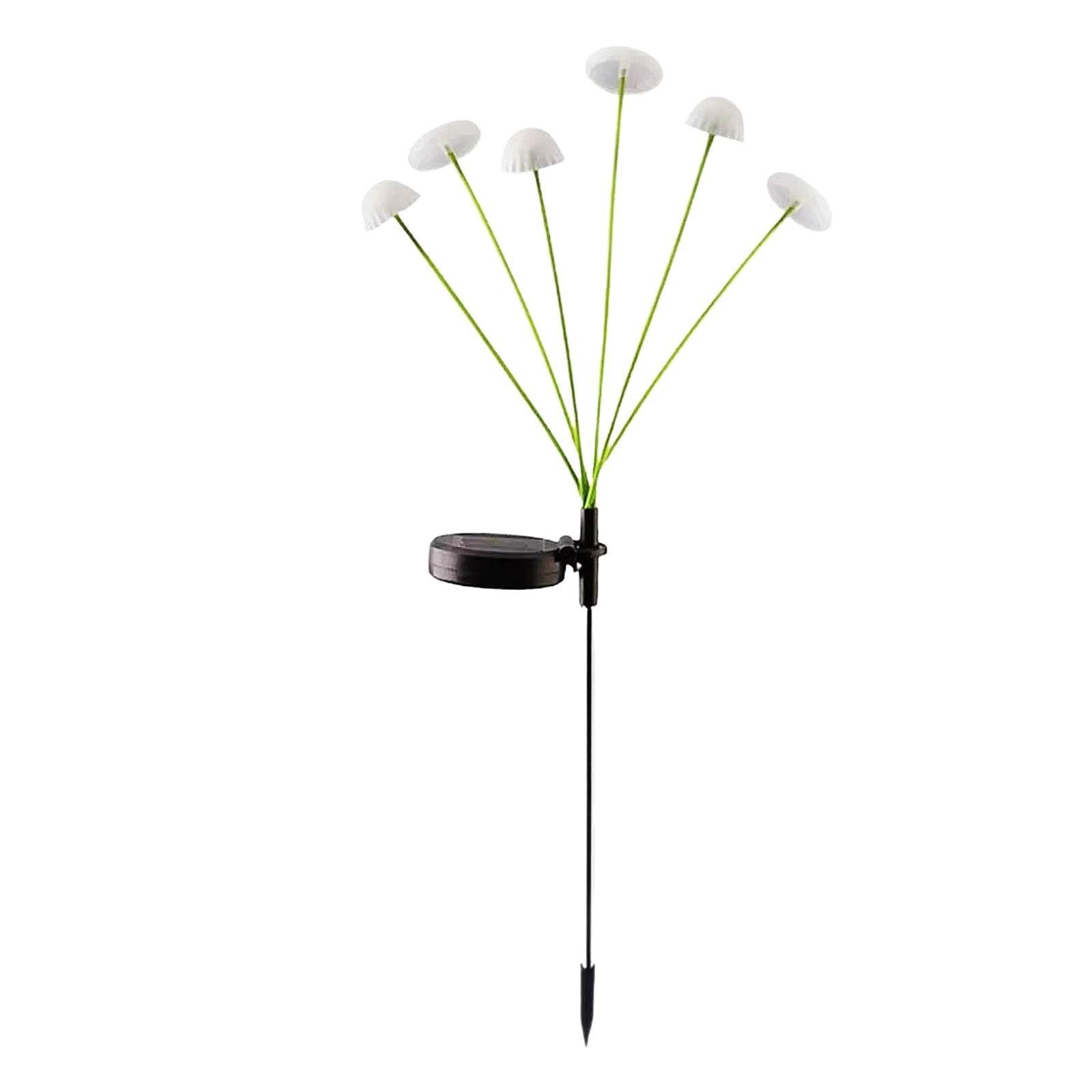 Solar-powered jellyfish lights, household outdoor courtyard landscape atmosphere lights, garden balcony color lights, lawn decoration mushroom lights Item Picture