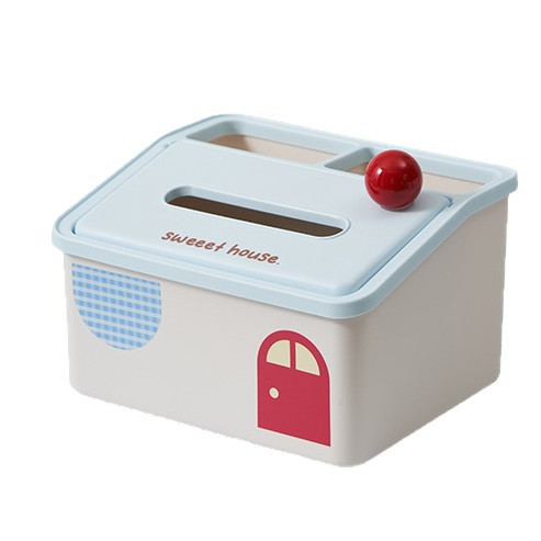 J06-7045 Home Creative multi-functional Tissue box, living room large-capacity tissue box, bedroom desktop simple style miscellaneous storage box Application Scenario