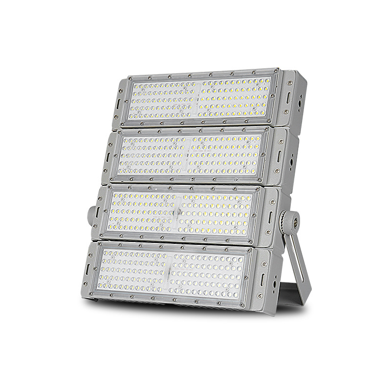 LED sports field lights, outdoor high-brightness waterproof basketball and football square high-pole projector lights, high-power module projector lights Item Picture
