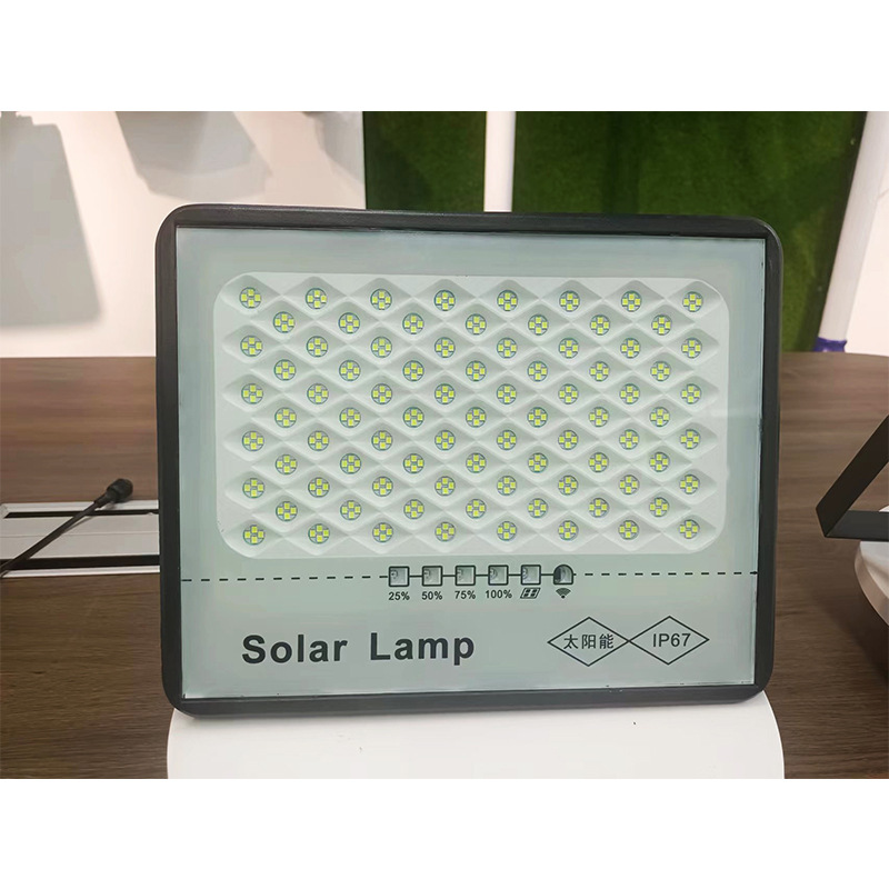 The manufacturer supplies high-power floodlights, solar street lamps for rural construction, municipal engineering, and road waterproofing lighting Specification drawing