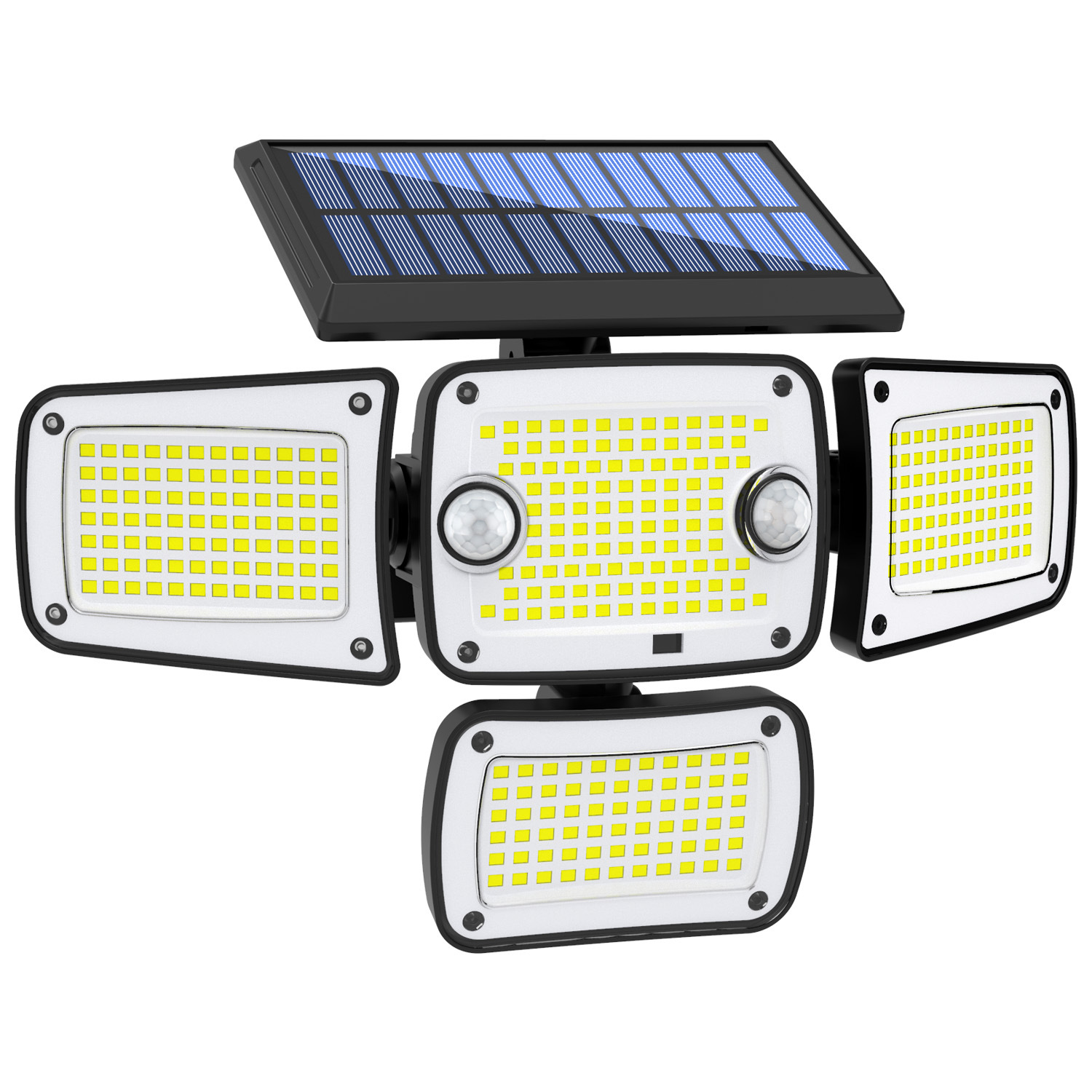 New cross-border exclusive solar outdoor courtyard high-brightness human-sensing waterproof courtyard road fence LED lights Item Picture