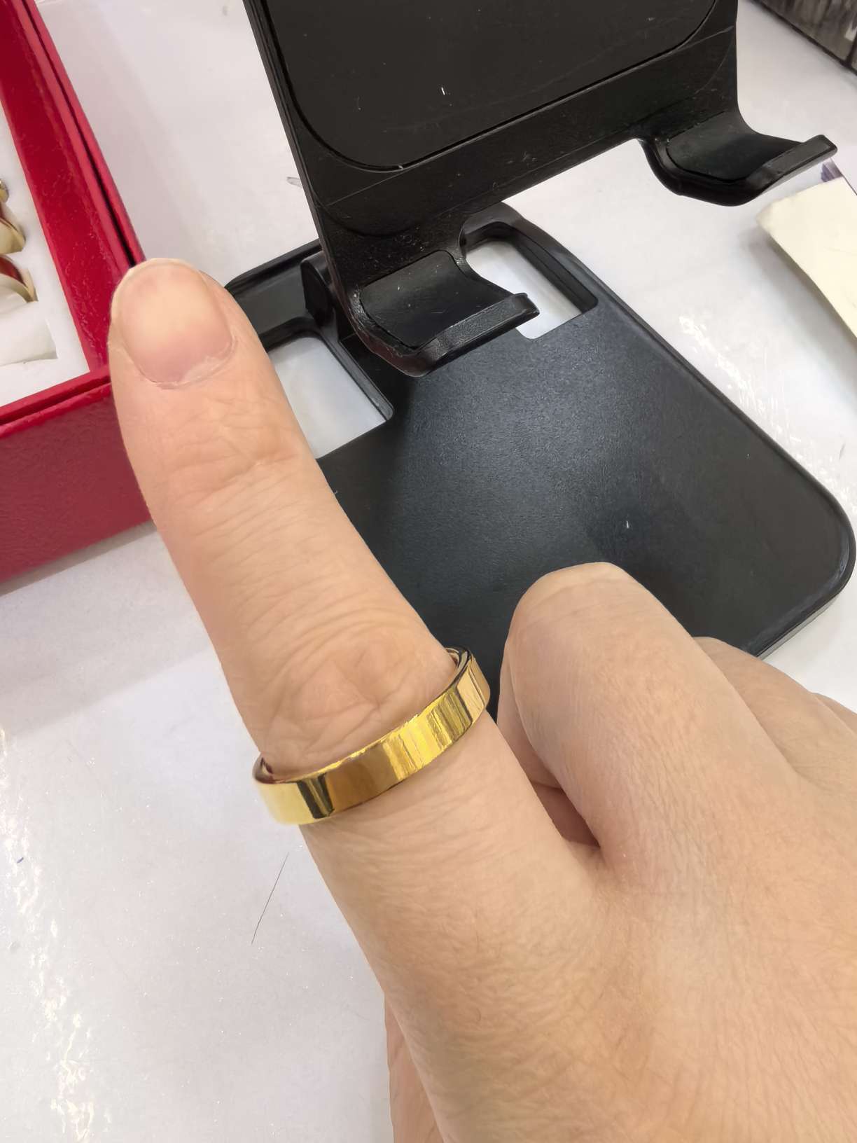 南亭饰品出品，不锈钢材质，平口设计，保色保质，1包100个，混尺寸包装。wedding ring ，遇你所遇，一生所爱详情图4