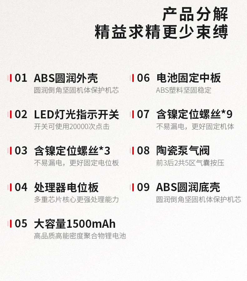 gioia Jiaoya Head Massage Instrument, Eye Heat Compress, Sleep Aid, Headache Meridian Unblocking, Scalp Official pic 10