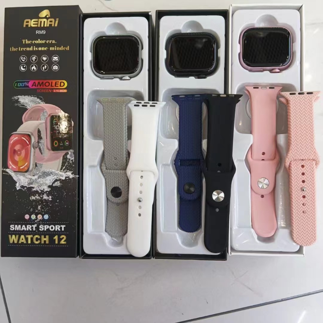 Smartwatch for outdoor sports, Bluetooth call, high-definition large screen, heart rate detection, RM9