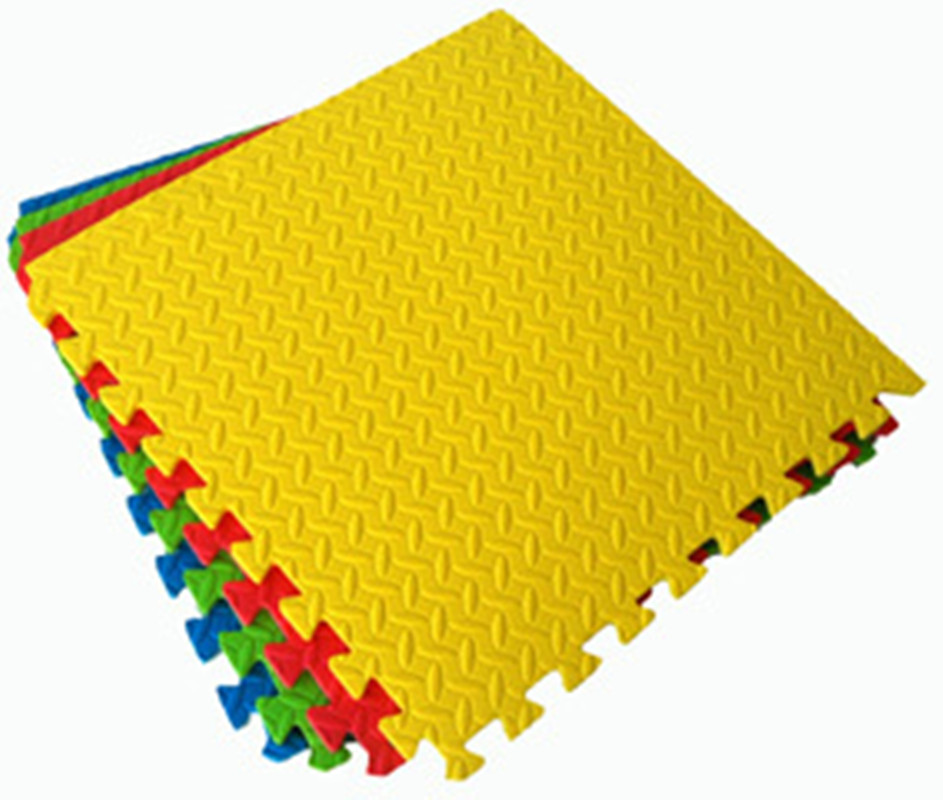 天利 拼图 树叶纹 防滑地垫