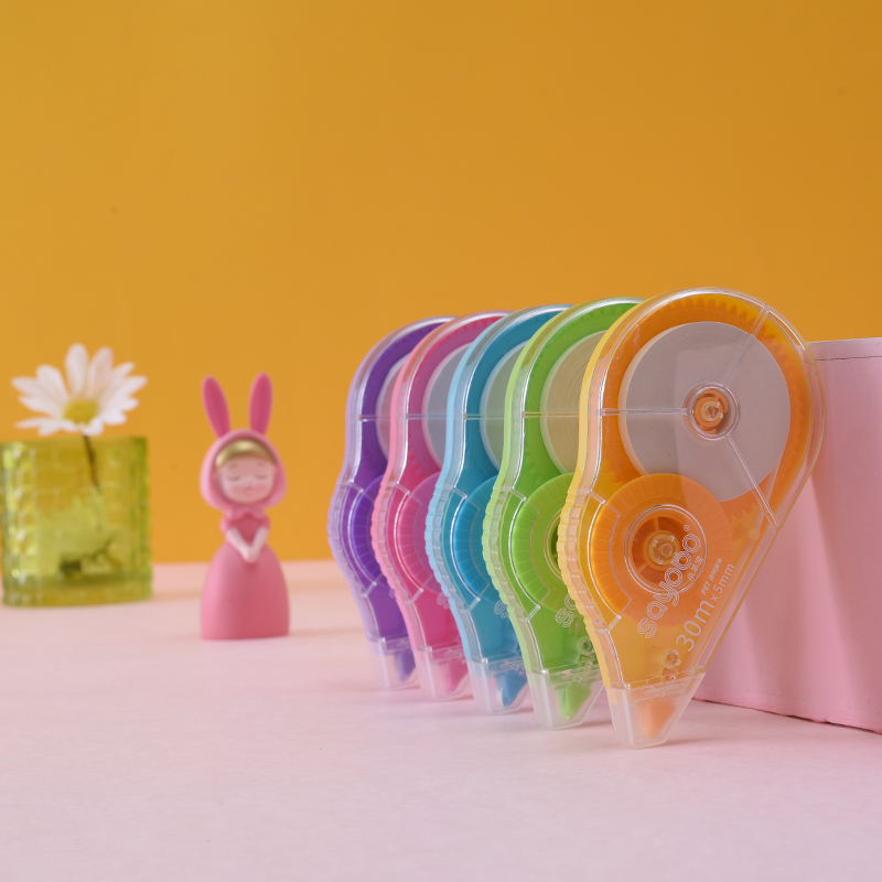 YB-8058 high-quality, large-capacity correction tape, 150-meter ultra-thin PET transparent film, easy to use, continuous student use, factory direct sales Specification drawing