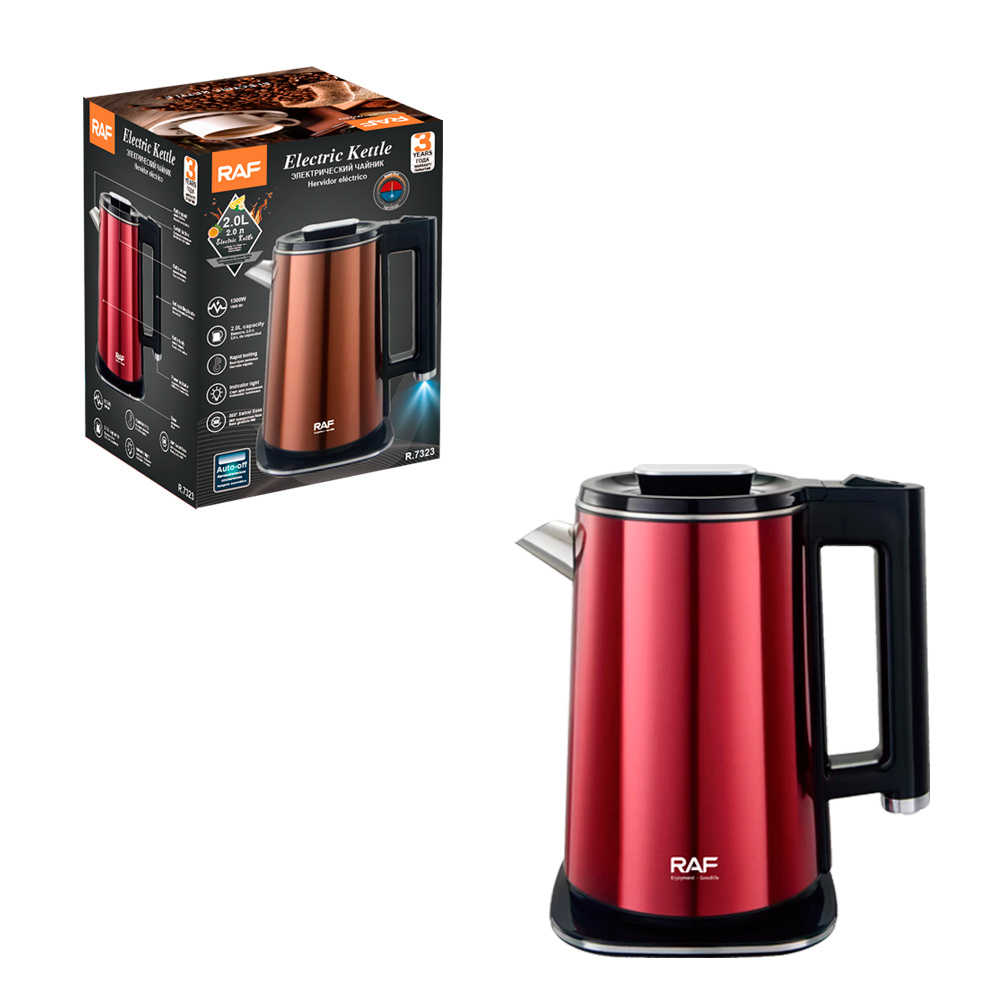 RAF European standard cross-border 2L kettle, electric kettle, household indicator light, electric kettle, heat preservation kettle pic 8