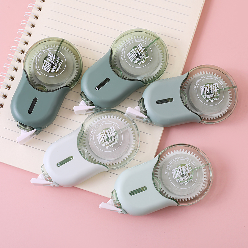 YB-8069 high-quality, large-capacity anti-drop correction tape, 100-meter ultra-thin PET transparent film, easy to use, continuous use, special for students, factory direct sales Specification drawing