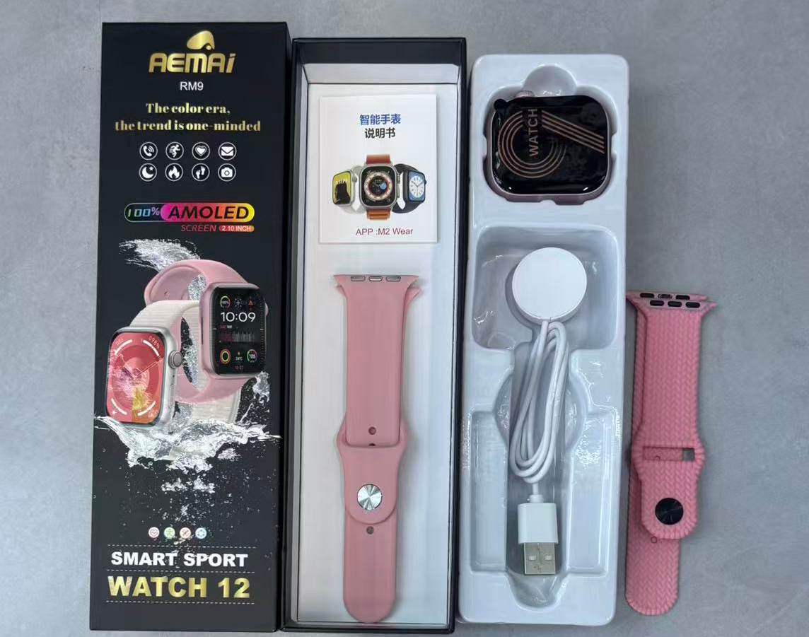 Smartwatch for outdoor sports, Bluetooth call, high-definition large screen, heart rate detection, RM9 Specification image