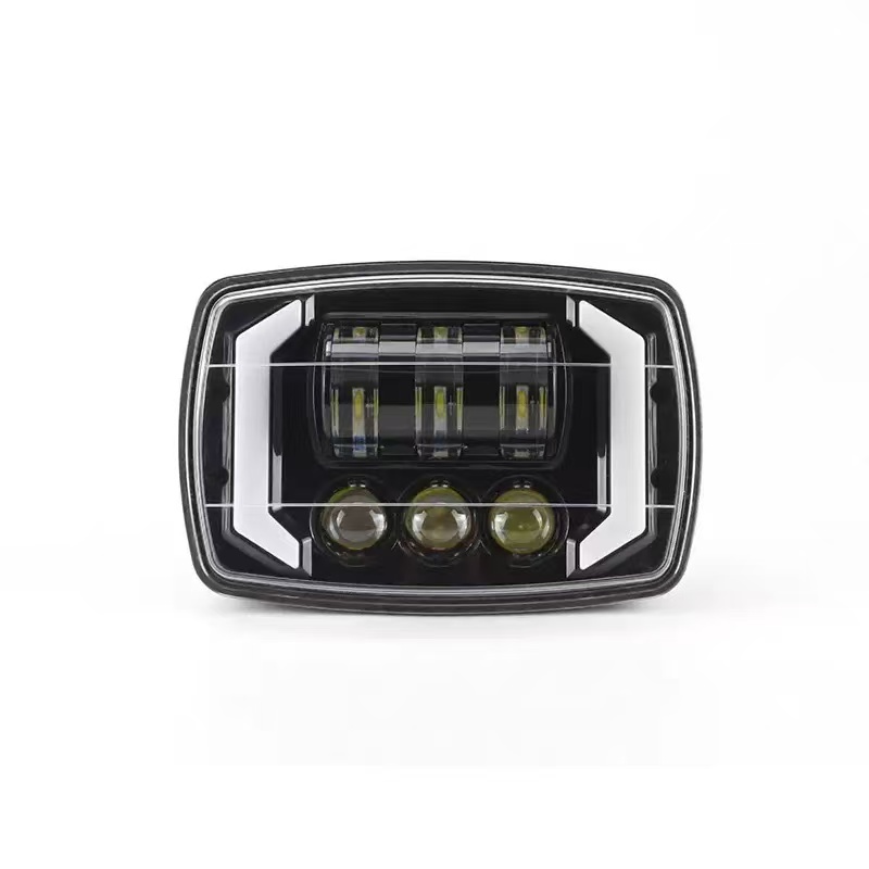 5-inch led headlights, square Harley-Davidson motorcycle led headlights, car front headlights, universal headlights for both high and low beams Item Picture