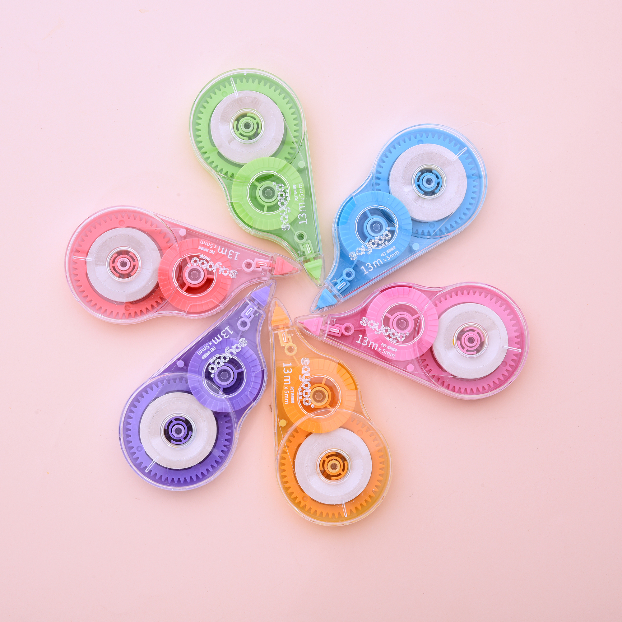 YB-8062 high-quality, large-capacity correction tape, 78-meter ultra-thin film PET transparent film, easy to use, continuous student use, factory direct sales Application Scenario