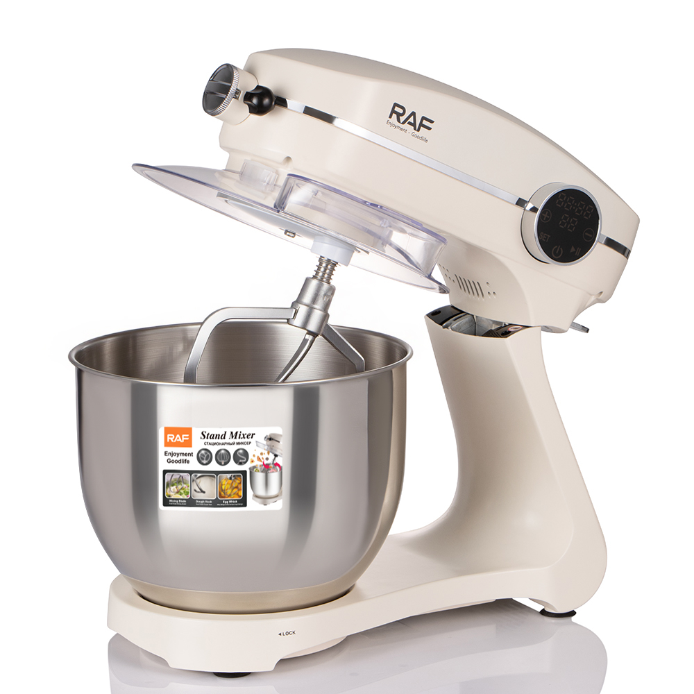 RAF European standard cross-border 7L fully automatic home chef and dough mixer 3-in-1, whipping egg liquid, mincing meat, kneading dough, cream details Picture