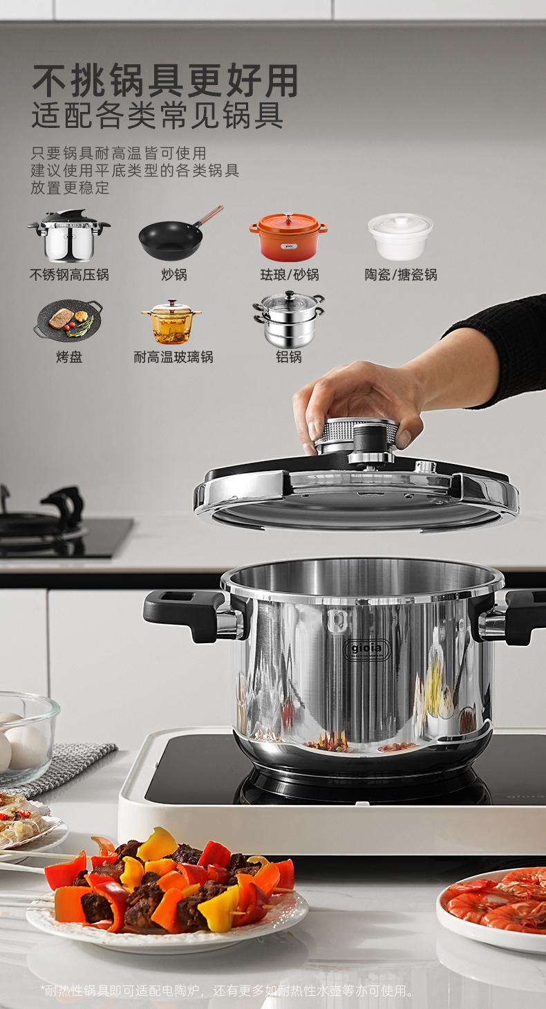 gioia Jiaoya Electric Ceramic stove, household induction cooker, hot pot, high-power multi-functional intelligent stir-frying double-ring electric heating stove pic 4