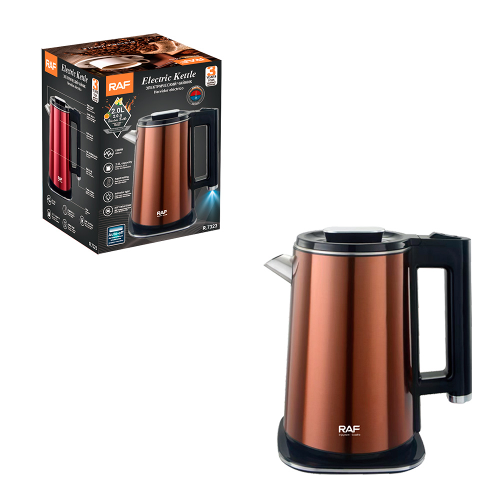 RAF European standard cross-border 2L kettle, electric kettle, household indicator light, electric kettle, heat preservation kettle pic 6