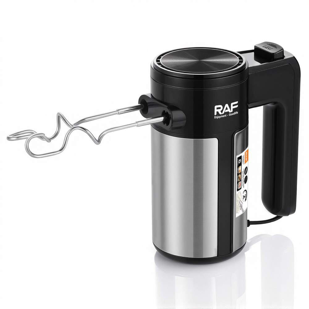 RAF European standard cross-border electric egg beater, 6-speed 460w easy-to-clean baking whipper, cream mixer pic 6