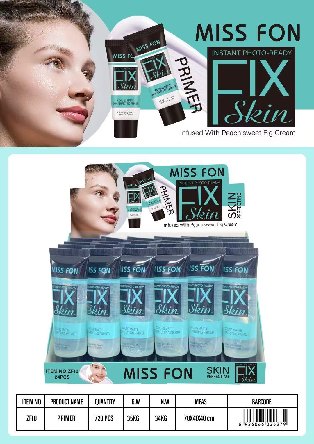 Facial primer and primer before makeup