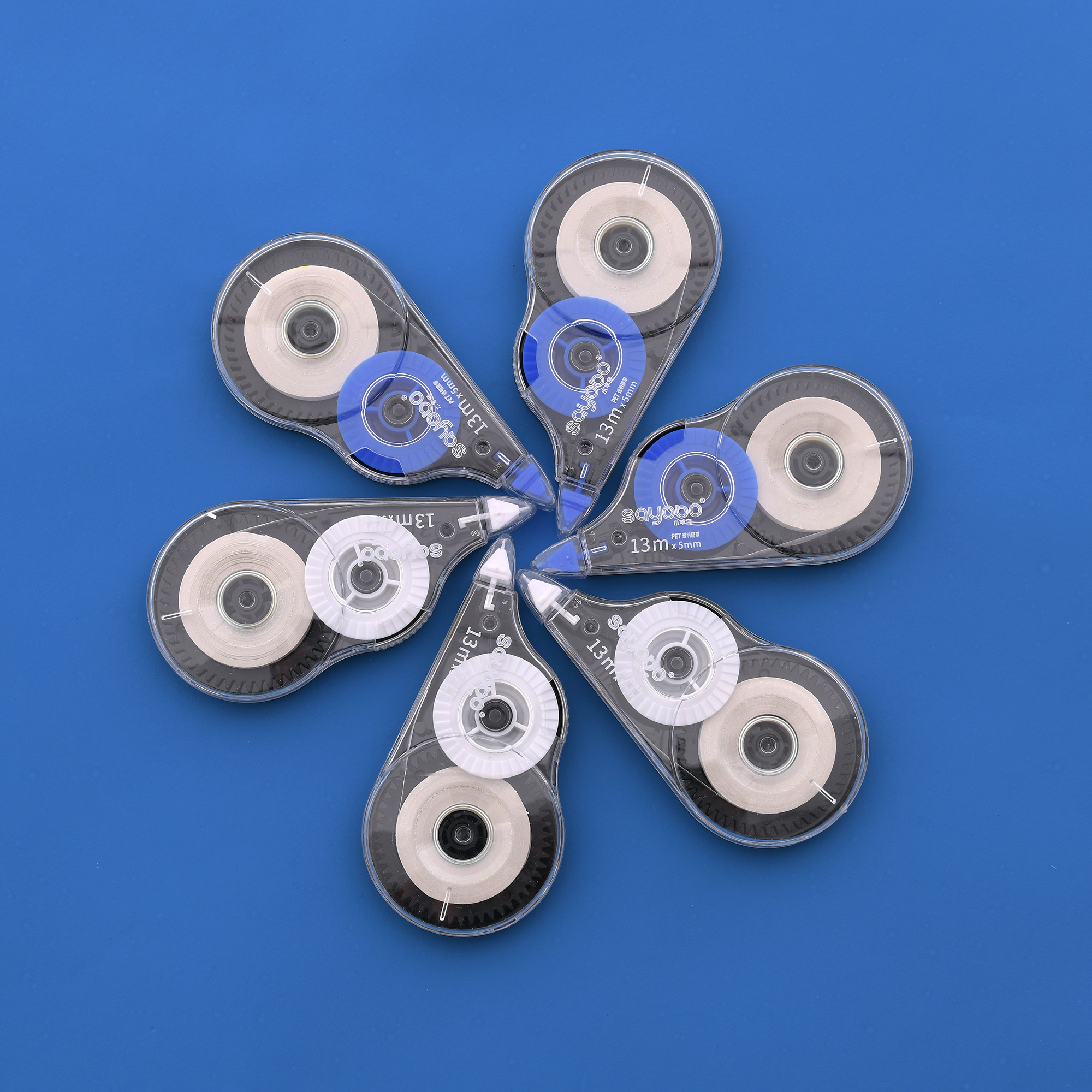 YB-8063 high-quality, large-capacity correction tape, 78-meter ultra-thin film PET transparent film, easy to use, continuous use for students, factory direct sales Application Scenario