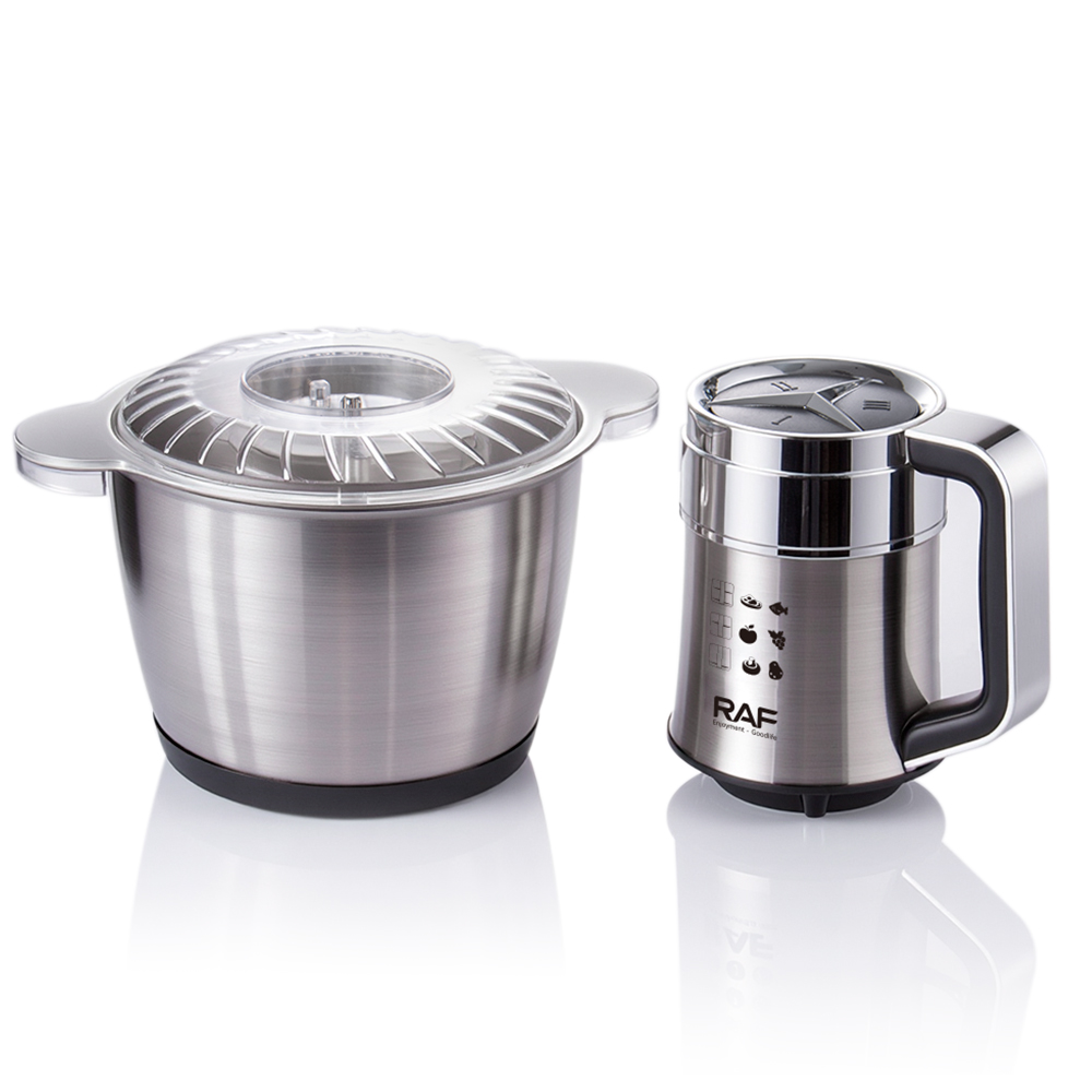 RAF European standard cross-border new stainless steel household dual-speed food processor, electric meat grinder, 3L vegetable and meat grinder Application Scenario