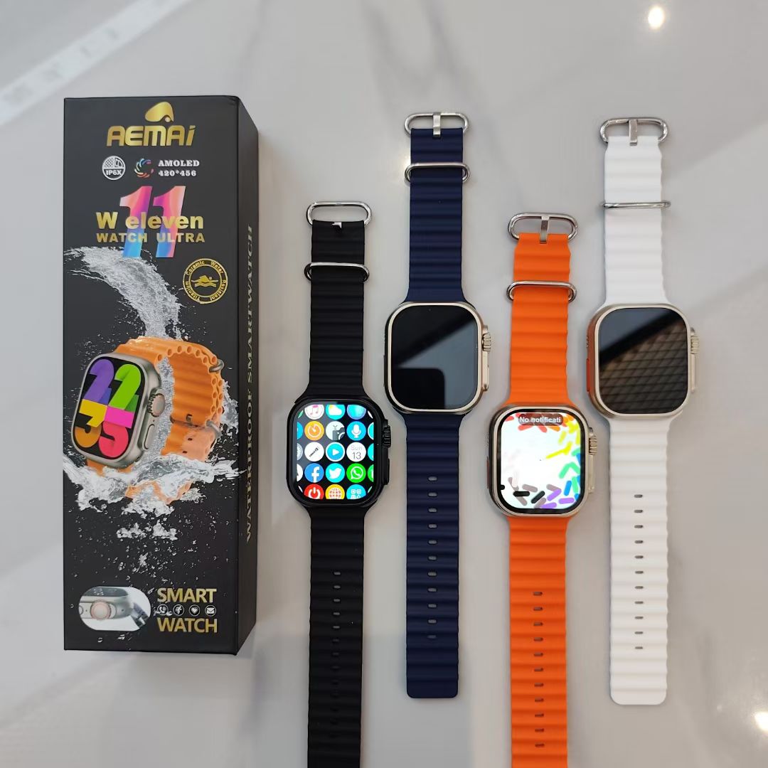 Smartwatch for outdoor sports, Bluetooth call, high-definition large screen, heart rate detection, sports watch W11