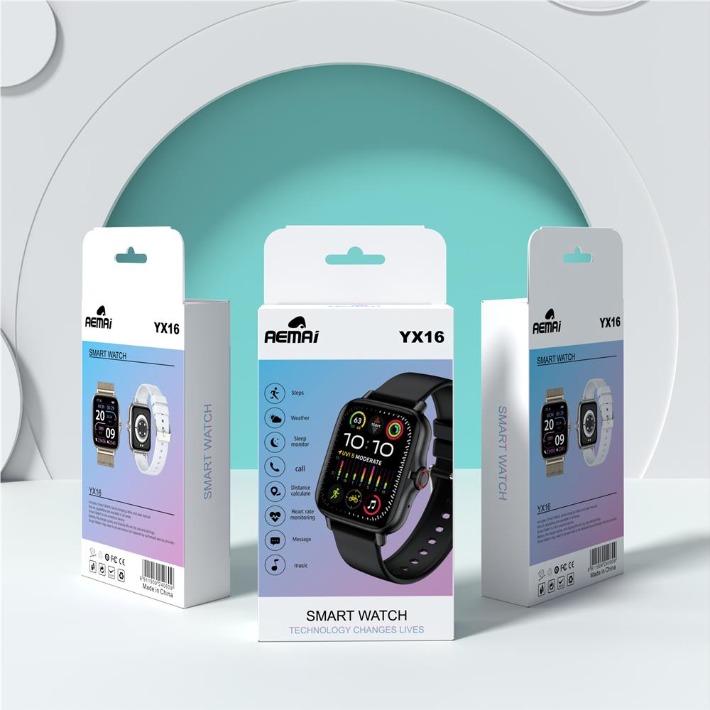 Smartwatch, outdoor sports, Bluetooth call, high-definition large screen, heart rate detection, disc sports watch YX16 watch