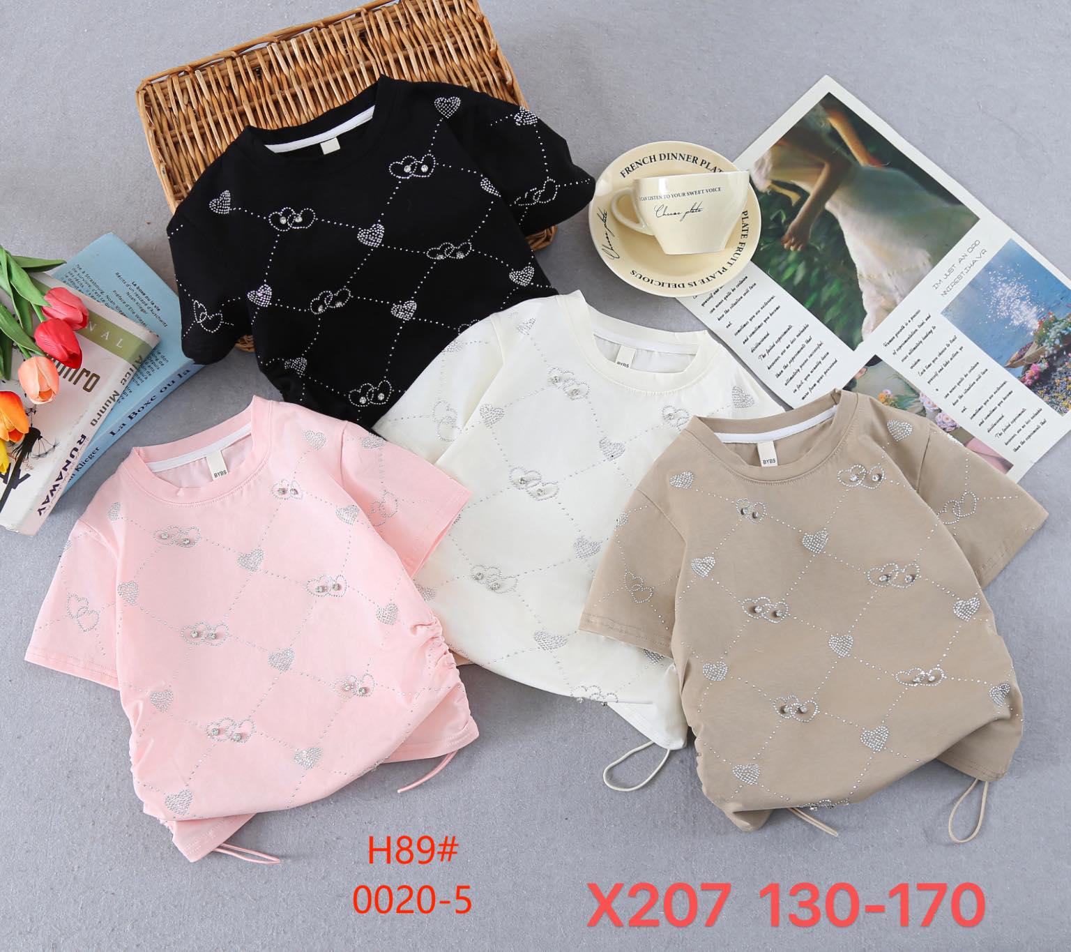وحدة واحدة من قمصان تي -شيرت -شيرت -كوري من ملابس صينية صينية مصورة على شكل تنين أطفال -(18) Item Picture
