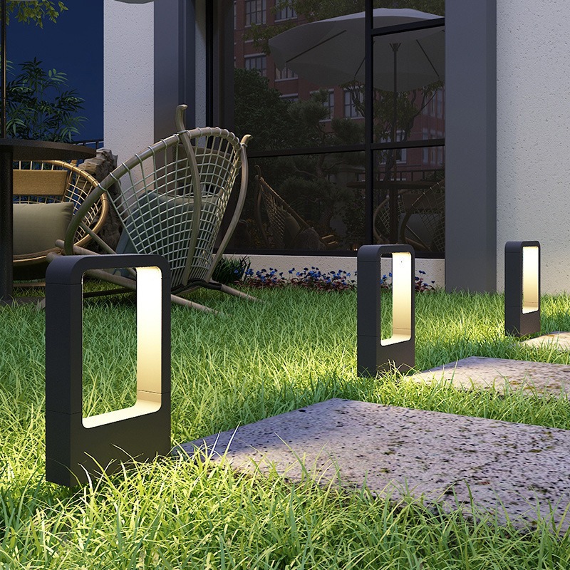 Outdoor courtyard lights, solar lights, lawn lights, waterproof hotel, villa, community, park, corridor, grassland lights, landscape lights Specification drawing