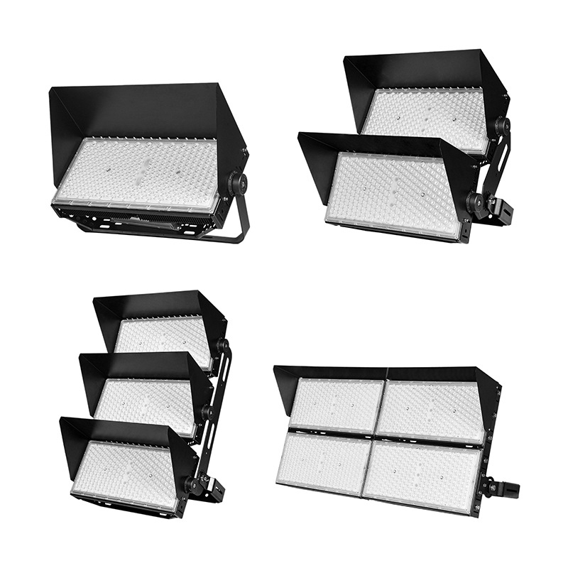 Outdoor high-power led stadium lights 1500W, sports venue lighting lamps 1000W, square high-pole lights 500W Specification drawing