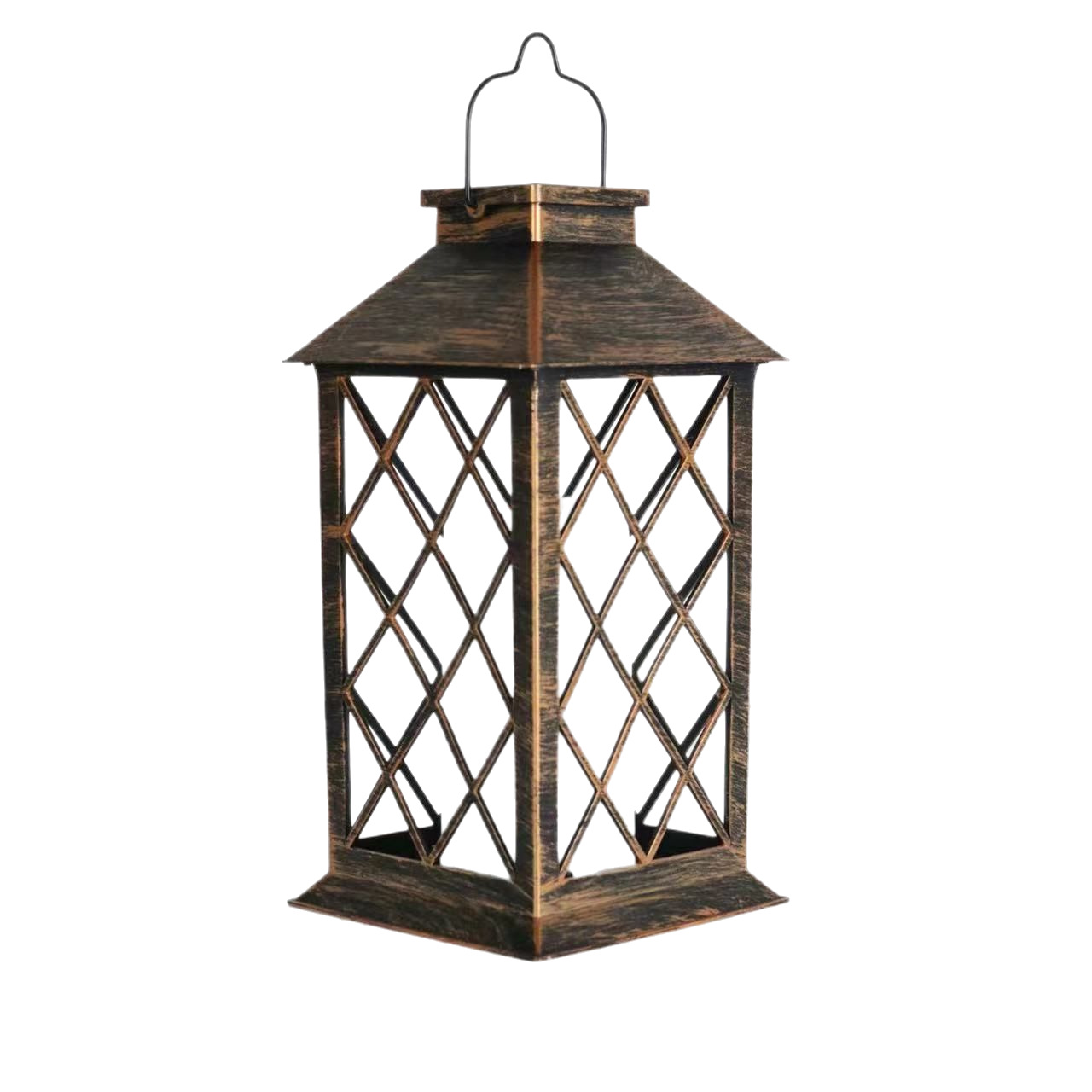 Solar candles, wind lamps, candle palace lamps, outdoor waterproof garden lamps, decorative chandeliers, antique lanterns, Internet red lights Item Picture