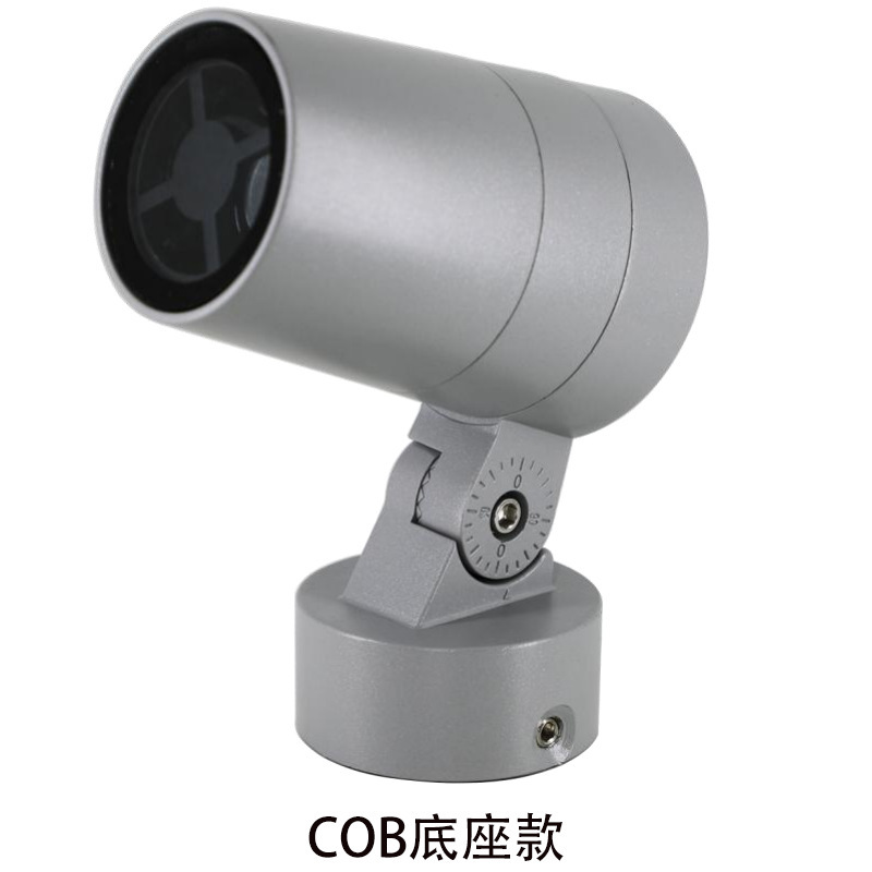 LED outdoor floodlights for garden lighting projects, tree square night scene floodlights, circular focused lawn lights details Picture