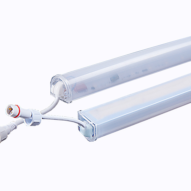 LED digital tubes, transparent striped guardrail tubes, milky white contour lights, seven-color internal and external control neon light advertising tubes Item Picture