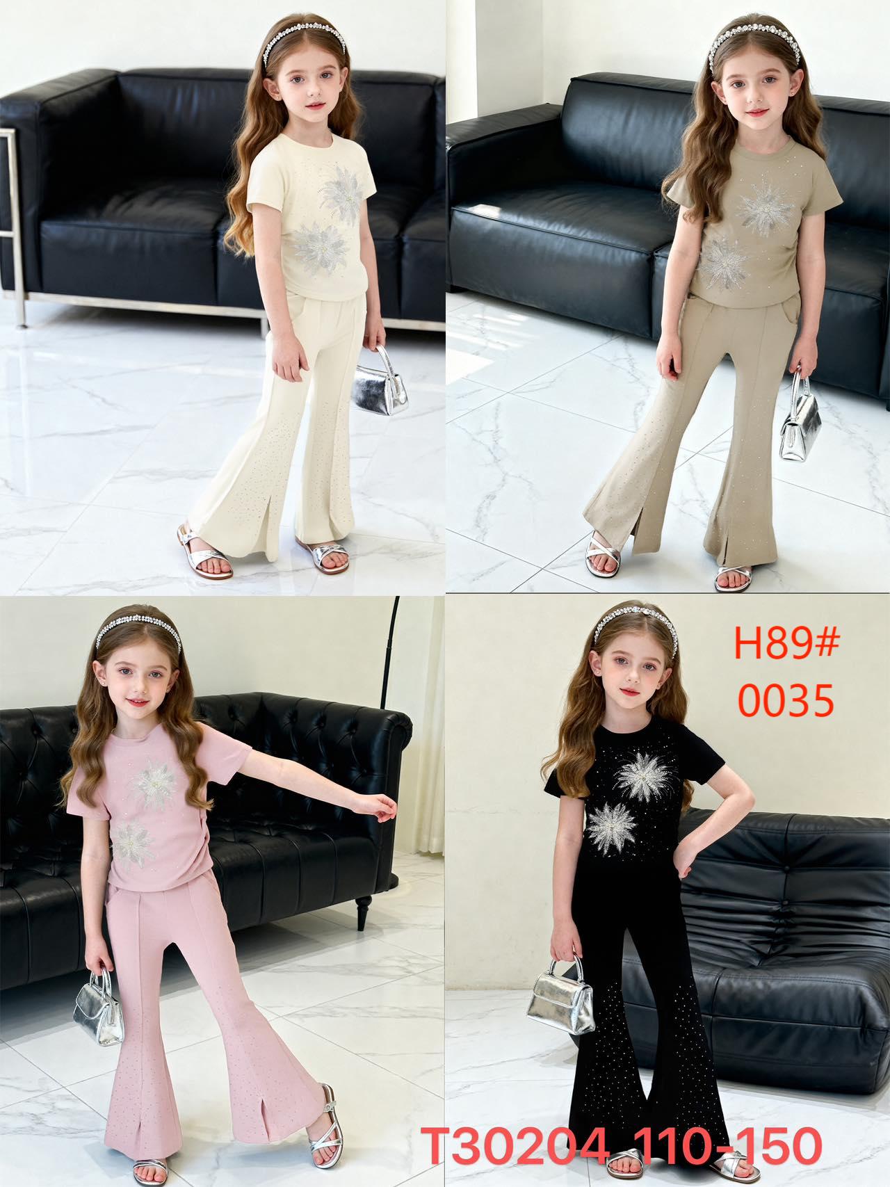 女童套装春秋新款2025年短袖小女孩秋装上衣7