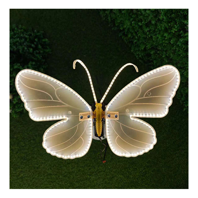 Dynamic butterfly lights, park landscape lights, popular check-in garden lights, decorative hanging and standing shopping mall lights, wholesale from manufacturers Application Scenario